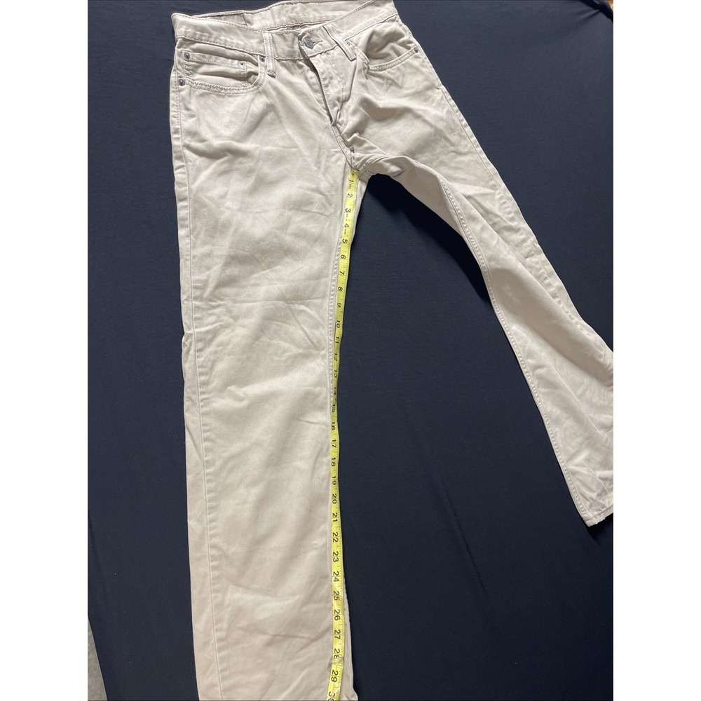 Levis 514 Jeans Men Size 31x31 Brown Khaki